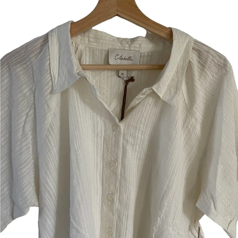 NWOT Cleobella white matching shorts set - Picture 3 of 8